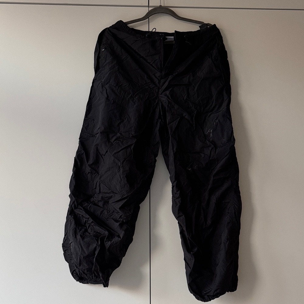 TNA Black Parachute Cargo Pants